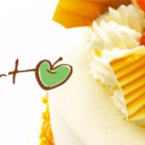 白きくらげのケーキができました。